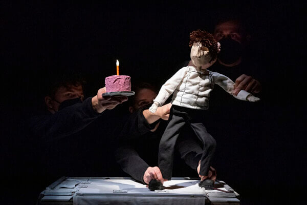 Photo: Dixon Place Presents
“Bill’s 44th”
By Andy Manjuck & Dorothy James
Jon Riddleberger, Puppeteer; Composer: Eamon Fogerty; Nick O’Leary, Director, Helena Pennington, dramaturg: Dress Rehearsal photographed: Tuesday, June 1, 2021; 6:00 PM at Dixon Place, 161A Chrystie St.
Photograph: © 2021 RICHARD TERMINE
PHOTO CREDIT - RICHARD TERMINE