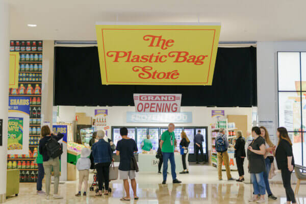 The Plastic Bag Store, courtesy of Robin Frohardt & Pomegranate Arts