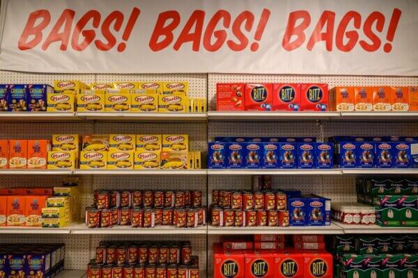 The Plastic Bag Store, photo Tod Seelie
