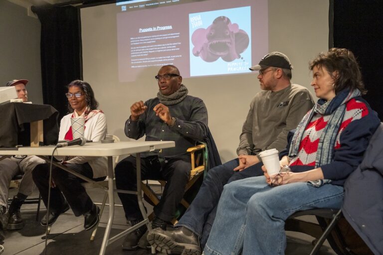 Photo:  

Performances, Exhibitions, Symposium & Master Puppetry Classes at THE CHICAGO INTERNATIONAL PUPPET THEATER FESTIVAL 
Blair Thomas, Artistic Director & Founder
Sandy Gerding, Executive Director
 
January 21- February 1, 2026
 
Photograph by Richard Termine
© 2026 RICHARD TERMINE.