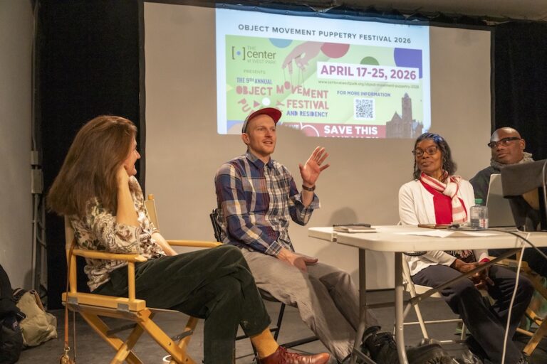 Photo:  

Performances, Exhibitions, Symposium & Master Puppetry Classes at THE CHICAGO INTERNATIONAL PUPPET THEATER FESTIVAL 
Blair Thomas, Artistic Director & Founder
Sandy Gerding, Executive Director
 
January 21- February 1, 2026
 
Photograph by Richard Termine
© 2026 RICHARD TERMINE.
