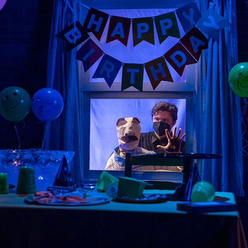Photo: Dixon Place Presents
“Bill’s 44th”
By Andy Manjuck & Dorothy James
Jon Riddleberger, Puppeteer; Composer: Eamon Fogerty; Nick O’Leary, Director, Helena Pennington, dramaturg: Dress Rehearsal photographed: Tuesday, June 1, 2021; 6:00 PM at Dixon Place, 161A Chrystie St.
Photograph: © 2021 RICHARD TERMINE
PHOTO CREDIT - RICHARD TERMINE
